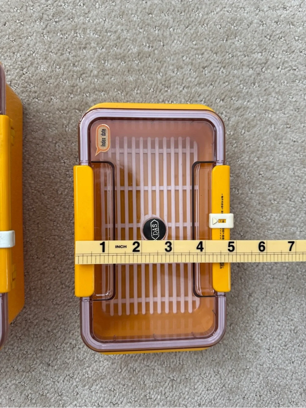 SHIN SAN Vtg Yellow Sealable Food Storage BENTO Box Containers 3 Sizes-3 in Set